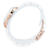 Alexandre Christie AC 2B31 LD White Rosegold Ceramic Strap